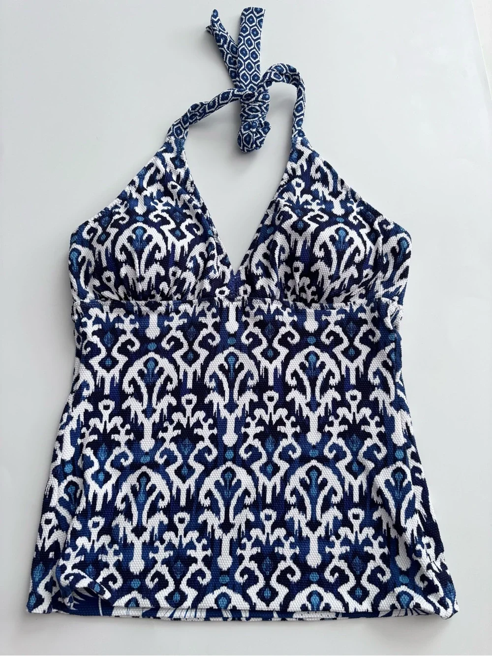 Tommy Bahama Island Cays Bloom Reversible Tankini Mare Navy Blue NWT Small S